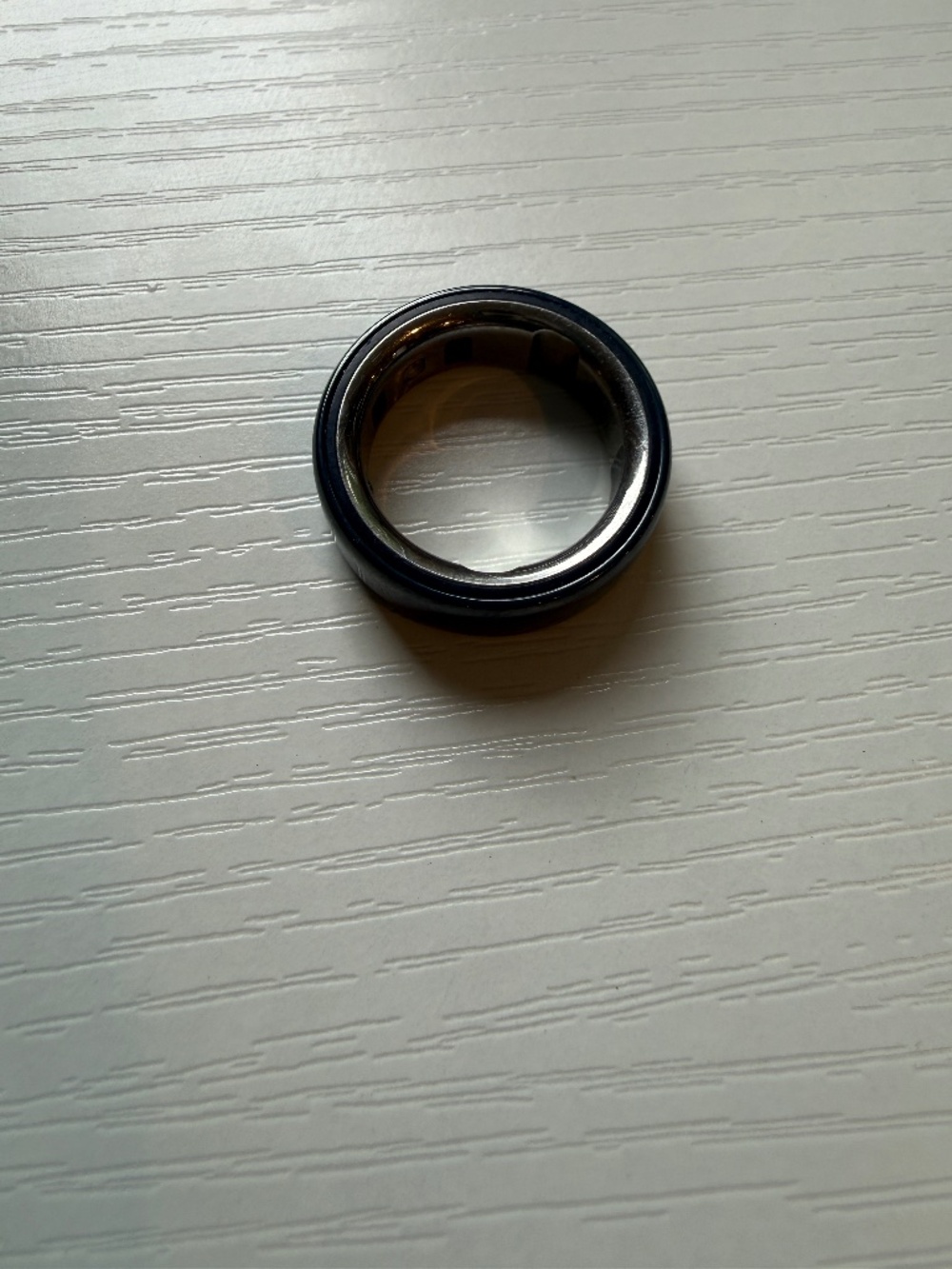 Ours ring 4 midnight ceramic size 9